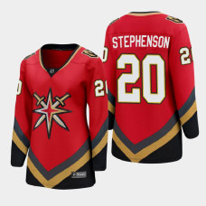 Women Vegas Golden Knights Chandler Stephenson #20 Special Edition Red Jersey With 2023 Stanley Cup Patch