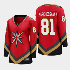 Women Vegas Golden Knights Jonathan Marchessault #81 2021 Special Edition Red Jersey