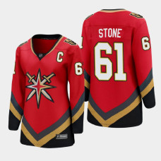 Women Vegas Golden Knights Mark Stone #61 Special Edition Red Jersey With 2023 Stanley Cup Patch