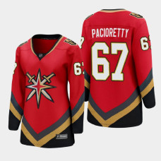 Women Vegas Golden Knights Max Pacioretty #67 Special Edition Red Jersey With 2023 Stanley Cup Patch