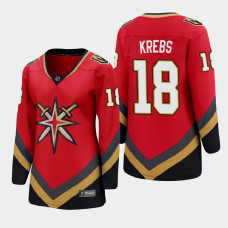 Women Vegas Golden Knights Peyton Krebs 2021 Reverse Retro Jersey - Red