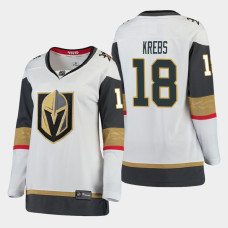 Women Vegas Golden Knights Peyton Krebs 2021 Away Jersey - White