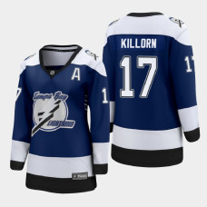 Women Tampa Bay Lightning Alex Killorn #17 2021 Special Edition Blue Jersey