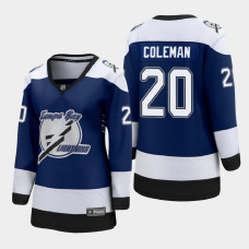 Women Tampa Bay Lightning Blake Coleman #20 2021 Special Edition Blue Jersey