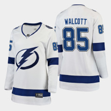 Women Tampa Bay Lightning Daniel Walcott #85 2021 Away White Jersey