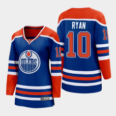 Derek Ryan Edmonton Oilers 2022-23 Home Women Premier Breakaway Player Jersey Royal