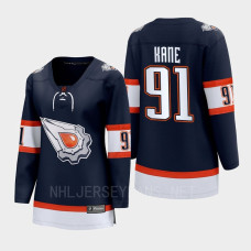 Evander Kane Edmonton Oilers 2022 Special Edition 2.0 Women Breakaway Player Retro Jersey Navy