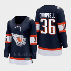 Jack Campbell Edmonton Oilers 2022 Special Edition 2.0 Women Breakaway Player Retro Jersey Navy