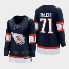 Ryan McLeod Edmonton Oilers 2022 Special Edition 2.0 Women Breakaway Player Retro Jersey Navy