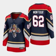 Women Florida Panthers Brandon Montour #62 Special Edition Navy Jersey With 2023 Stanley Cup Patch