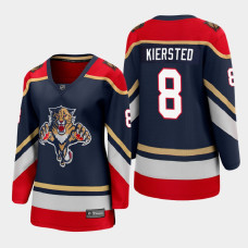 Women Florida Panthers Matt Kiersted #8 Special Edition Navy Jersey With 2023 Stanley Cup Patch