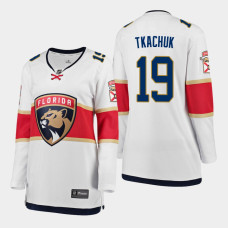 Florida Panthers Matthew Tkachuk #19 White Away Breakaway Player 2022 Jersey Women