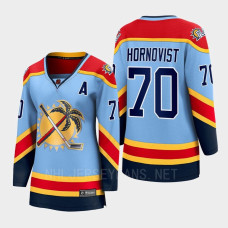 Patric Hornqvist Florida Panthers Special Edition 2.0 Women Breakaway Player Retro Jersey Blue With 2023 Stanley Cup Patch