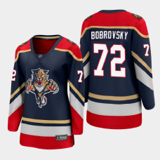 Women Florida Panthers Sergei Bobrovsky #72 Special Edition Navy Jersey With 2023 Stanley Cup Patch