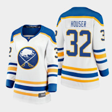 Women Buffalo Sabres Michael Houser 2021 Away Jersey - White