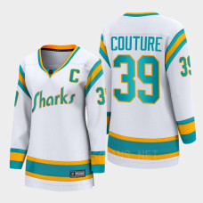 San Jose Sharks Logan Couture #39 White Special Edition 2.0 Breakaway Player 2022 Jersey Women