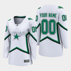 Women Dallas Stars Custom #00 2021 Special Edition White Jersey