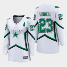 Women Dallas Stars Esa Lindell #23 2021 Special Edition White Jersey