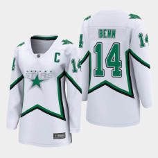 Women Dallas Stars Jamie Benn #14 2021 Special Edition White Jersey