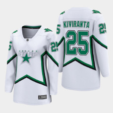 Women Dallas Stars Joel Kiviranta #25 2021 Special Edition White Jersey