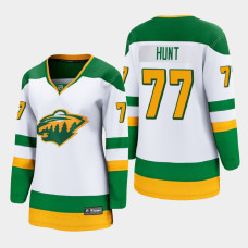 Women Minnesota Wild Brad Hunt #77 2021 Special Edition White Jersey