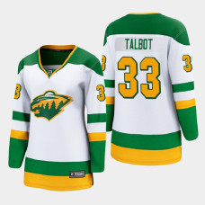 Women Minnesota Wild Cam Talbot #33 2021 Special Edition White Jersey