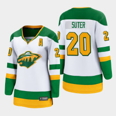 Women Minnesota Wild Ryan Suter #20 2021 Special Edition White Jersey