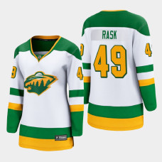 Women Minnesota Wild Victor Rask #49 2021 Special Edition White Jersey