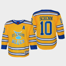 Brayden Schenn St. Louis Blues 2022 Special Edition 2.0 Replica Retro Youth Jersey Yellow