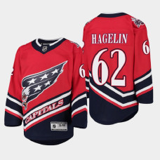 Youth Washington Capitals Carl Hagelin #62 Special Edition 2021 Jersey Red