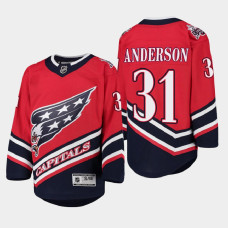 Youth Washington Capitals Craig Anderson #31 Special Edition 2021 Jersey Red