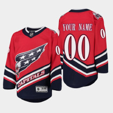 Youth Washington Capitals Custom #00 Special Edition 2021 Jersey Red