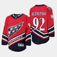 Youth Washington Capitals Evgeny Kuznetsov #92 Special Edition 2021 Jersey Red