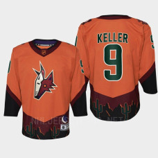 Clayton Keller Arizona Coyotes 2022 Special Edition 2.0 Replica Retro Youth Jersey Orange