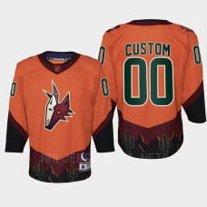 Custom Arizona Coyotes 2022 Special Edition 2.0 Replica Retro Youth Jersey Orange