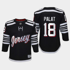 Youth New Jersey Devils Ondrej Palat #18 Alternate Breakaway Player 2022 Jersey Black