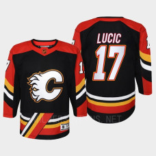 Milan Lucic Calgary Flames 2022 Special Edition 2.0 Replica Retro Youth Jersey Black