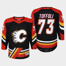 Tyler Toffoli Calgary Flames 2022 Special Edition 2.0 Replica Retro Youth Jersey Black