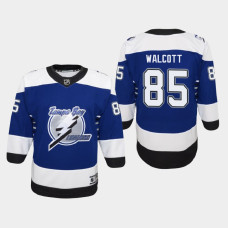 Youth Tampa Bay Lightning Daniel Walcott #85 Reverse Retro 2021 Jersey Blue