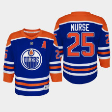 Youth Edmonton Oilers Darnell Nurse #25 Home Replica Player 2022-23 Jersey Royal