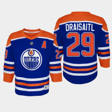 Youth Edmonton Oilers Leon Draisaitl #29 Home Replica Player 2022-23 Jersey Royal