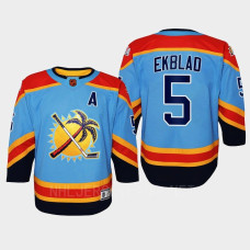 Aaron Ekblad Florida Panthers 2022 Special Edition 2.0 Replica Retro Youth Jersey Blue