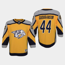 Youth Nashville Predators Erik Gudbranson #44 Reverse Retro 2021 Jersey Gold