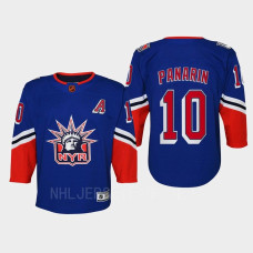 Youth New York Rangers Artemi Panarin #10 Special Edition 2.0 Replica Retro 2022 Jersey Blue