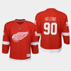 Youth Detroit Red Wings Joe Veleno #90 Home 2021 Jersey Red