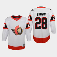 Youth Ottawa Senators Connor Brown #28 Away 2021 Jersey White