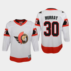 Youth Ottawa Senators Matt Murray #30 Away 2021 Jersey White