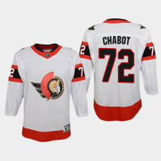 Youth Ottawa Senators Thomas Chabot #72 Away 2021 Jersey White