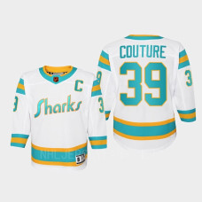 Youth San Jose Sharks Logan Couture #39 Special Edition 2.0 Replica Retro 2022 Jersey White