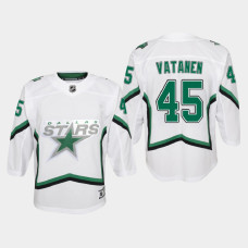 Youth Dallas Stars Sami Vatanen #45 Reverse Retro 2021 Jersey White